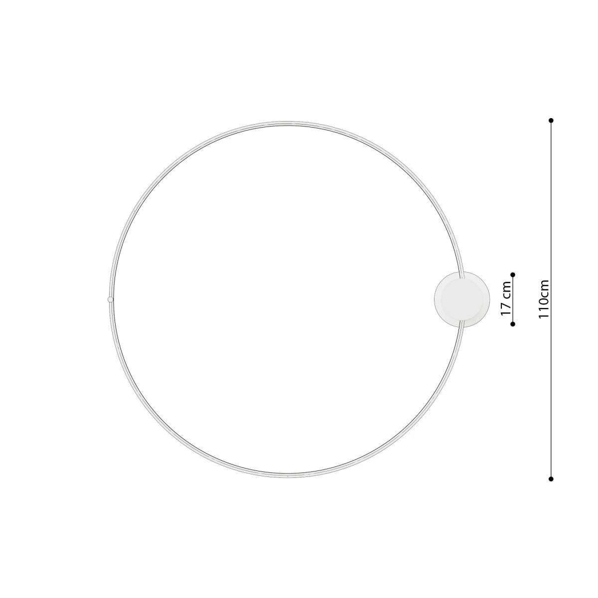 Thoro Rio 110 LED Deckenlampe Schwarz 7820lm 4000K 110x118x12,5cm 6 Thoro Rio 110 LED Deckenlampe Schwarz 7820lm 4000K 110x118x12,5cm – Bild 6