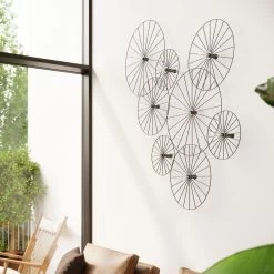 Thoro Eskola 60 Wandlampe Schwarz E27 Dimmbar 60x60x12cm -Beleuchtung Rabatte sxth.143 13