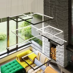 Thoro Tuula L LED Hängelampe Schwarz 5751lm 3000K 130x40x150cm -Beleuchtung Rabatte sxth.166 14