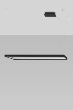 Thoro Tuula L LED Hängelampe Schwarz 5751lm 3000K 130x40x150cm -Beleuchtung Rabatte sxth.166 2