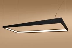 Thoro Tuula L LED Hängelampe Schwarz 5751lm 3000K 130x40x150cm -Beleuchtung Rabatte sxth.166 5