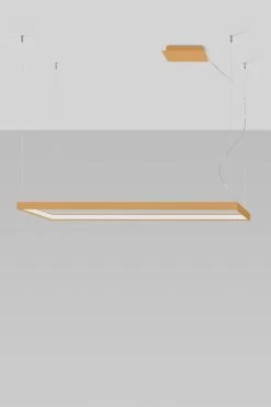 Thoro Tuula L LED Hängelampe Golden 8096lm 4000K 130x40x150cm -Beleuchtung Rabatte sxth.170 2