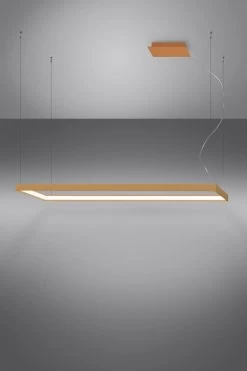 Thoro Tuula L LED Hängelampe Golden 8096lm 4000K 130x40x150cm -Beleuchtung Rabatte sxth.170 3